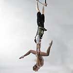 Suspension of Disbelief - White Trapeze - Toe Hang